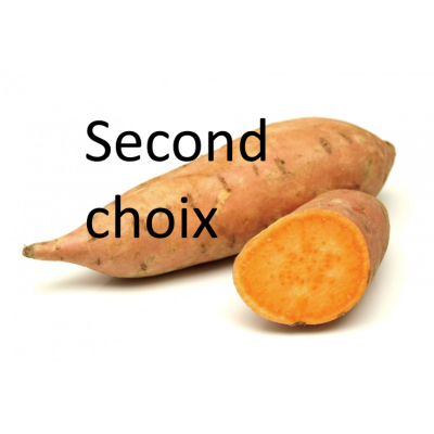 Promo second choix Patate douce orange - 1kg