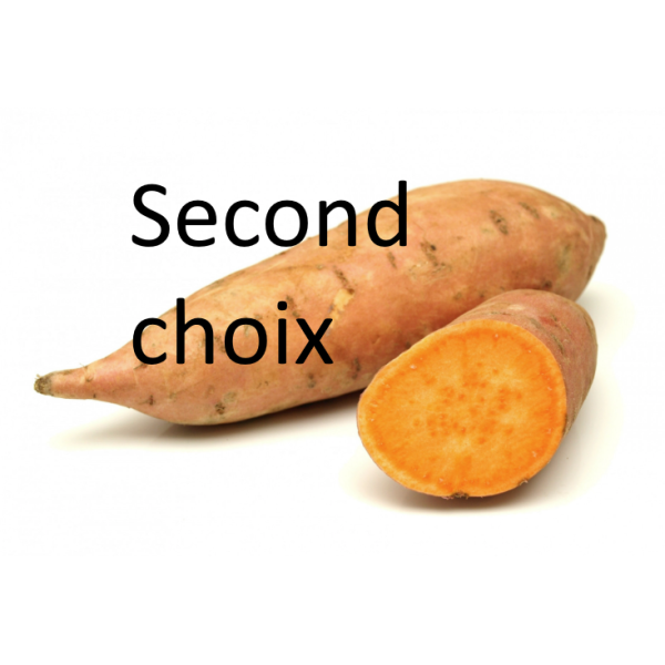Promo second choix Patate douce orange - 1kg