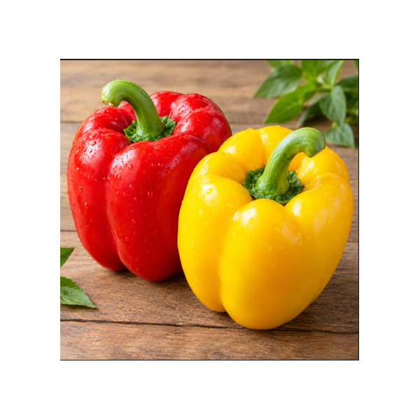 Poivrons rouges et jaunes - 500g